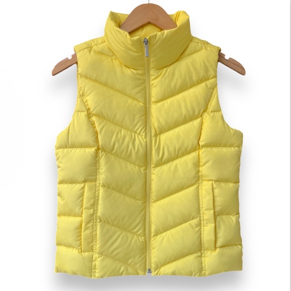 Land's End Classic Down 600 Fill Vest | Women’s XS/P 2-4 | Pineapple | $40 - Picture 3 of 7